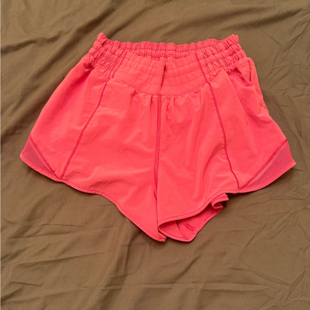 lululemon athletica Bright Pink Athletic Shorts